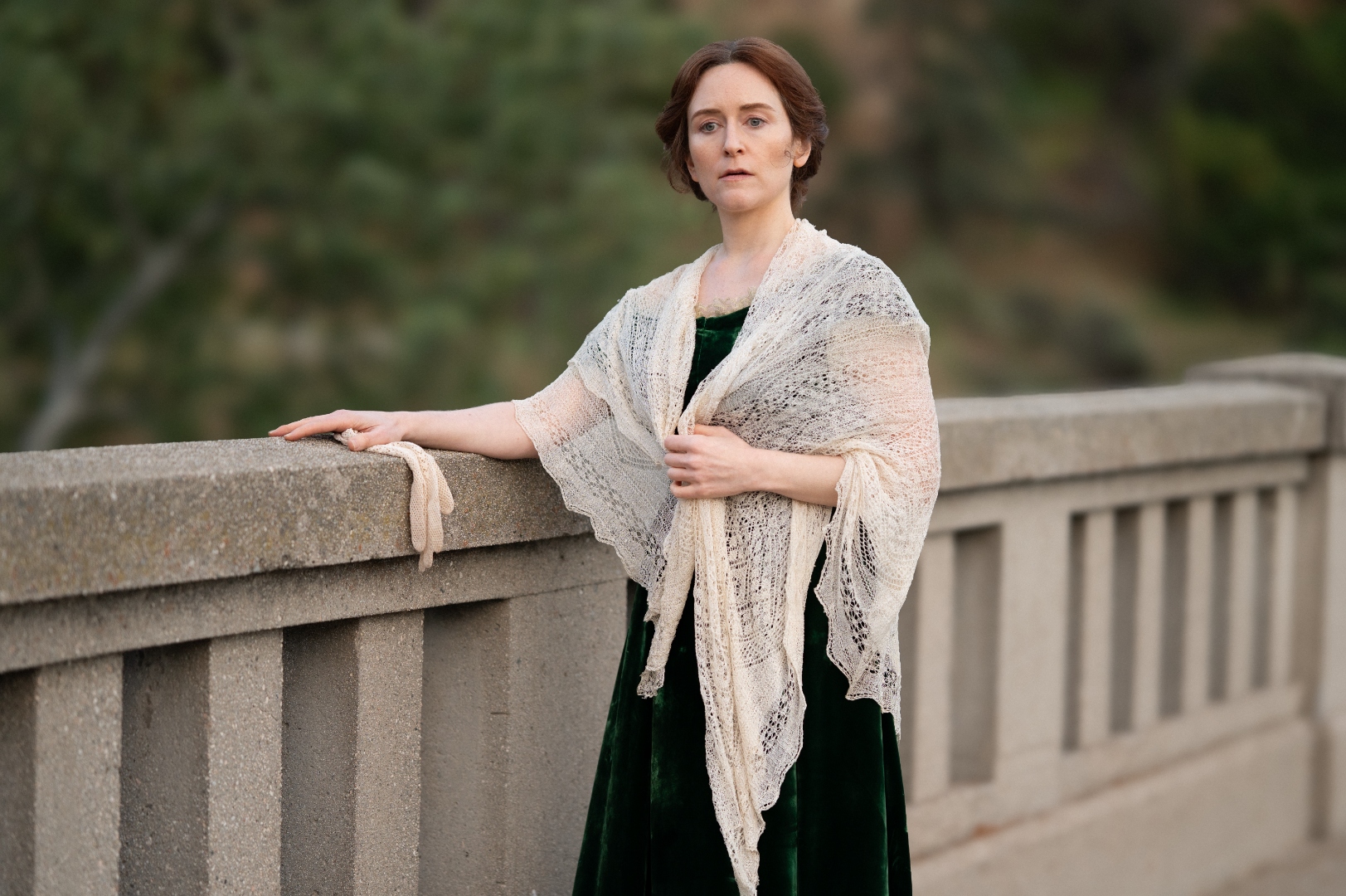Belle on the bridge — lost and searching