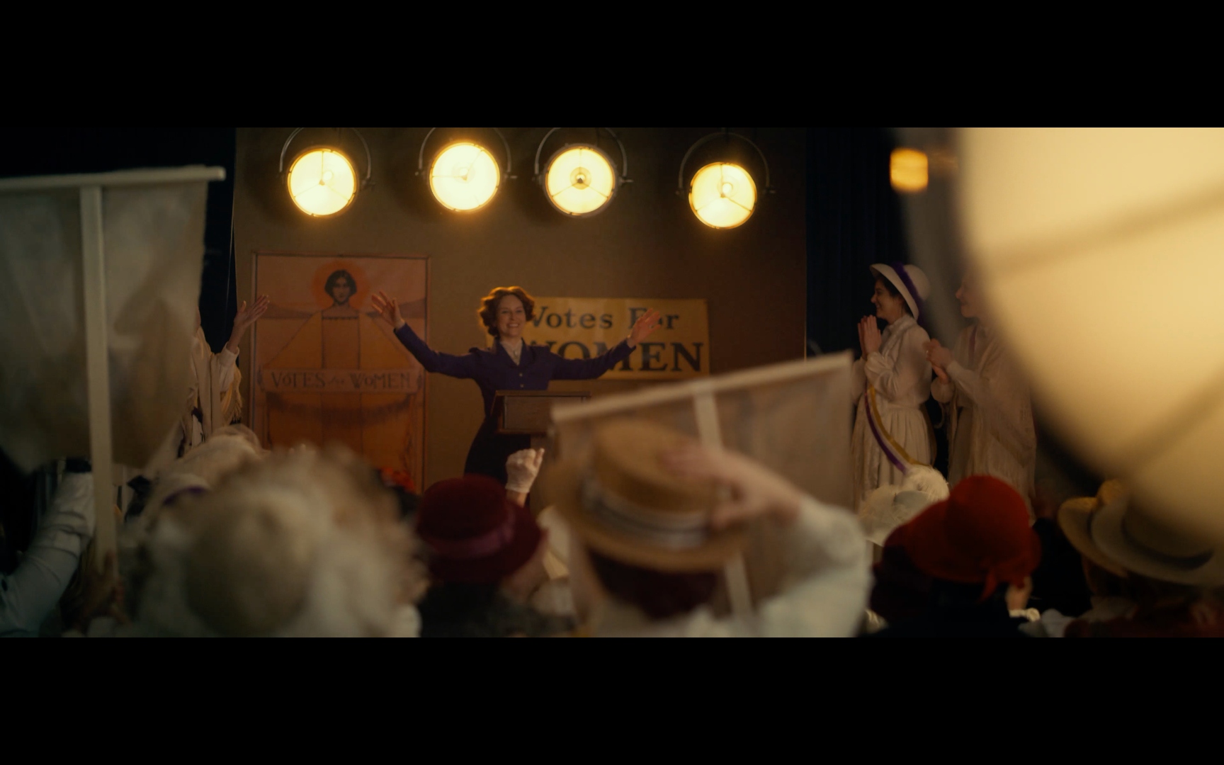 Into Light — Inez Milholland leading a crowd